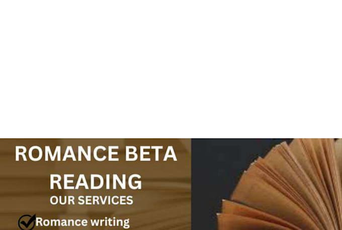 beta read your romance romantasy dark romance manuscript